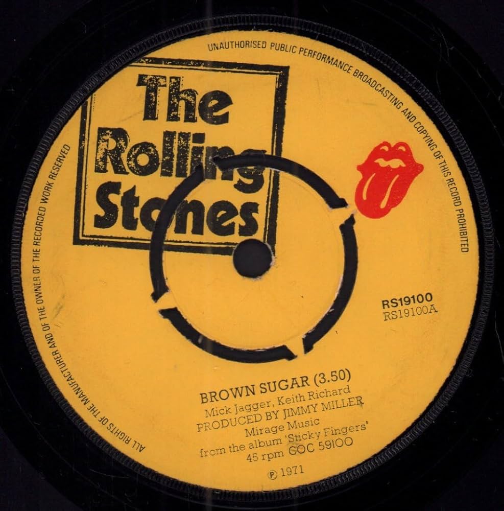 The Rolling Stones Brown Sugar 7インチ スペイン The Rolling Stones Brown Sugar 7インチ スペイン